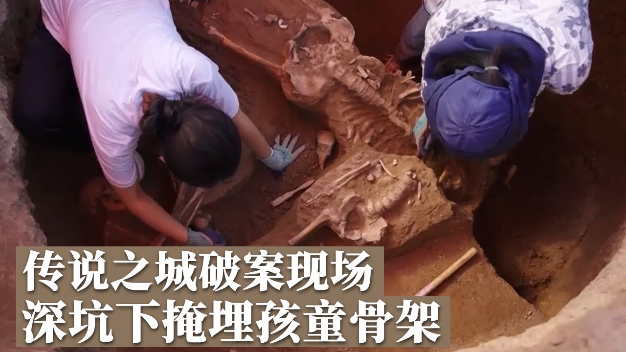 4000多年前的传说之城破案现场！深坑下满是人骨 首先发现的竟是一具孩童骨架！《探索·发现》陶寺遗址宫殿区发掘纪实丨中华国宝