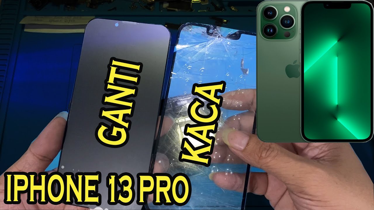 Kaca retak?? sebelum ganti LCD coba lihat ini !! iPhone 13 Pro Repair broken glass indonesia