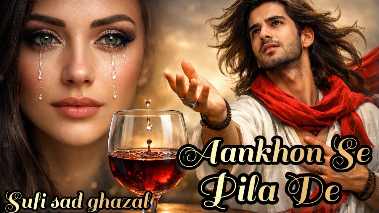 Aankhon Se Pila De (آنکھوں سے پلا دے) | Heart Touching Sufi sad ghazal | Will Touch Your Heart