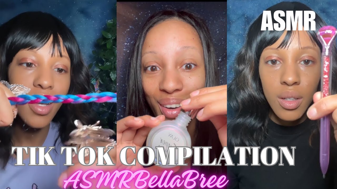 ASMR TIKTOK COMPILATION 😴 ASMRBELLABREE