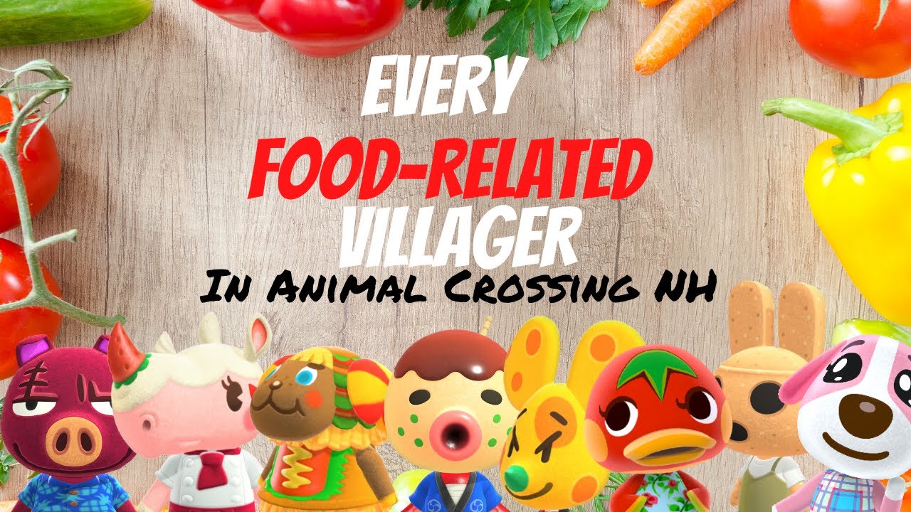 ♡ALL 60 Food-Related Villagers♡ in ACNH- FOODIE ISLAND 