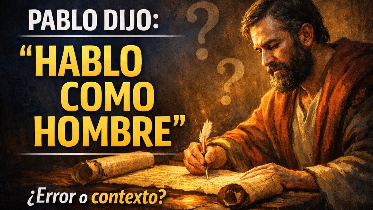 “Cuando Pablo dijo: ‘Hablo como hombre’ | Cómo interpretar bien sus palabras”