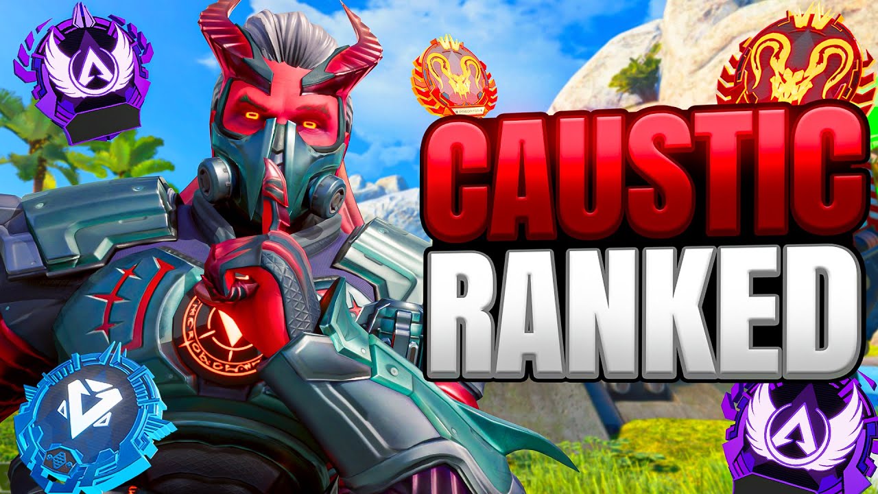 High Level Caustic Ranked Gameplay - Apex Legends (No Commentary)