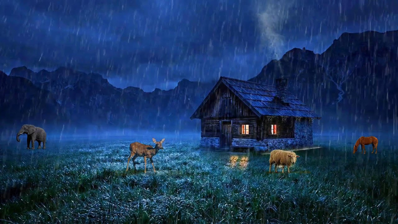 Let the Rain Guide You to Sleep 🪵🌧️ Cozy Cabin Rain | Deep, Peaceful Night Rest