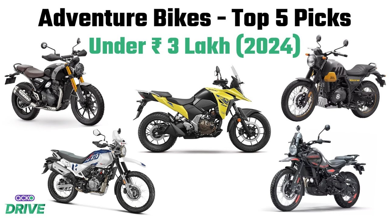 Top 5 Adventure Bikes Under ₹ 3 Lakh to Conquer Any Road (2024)