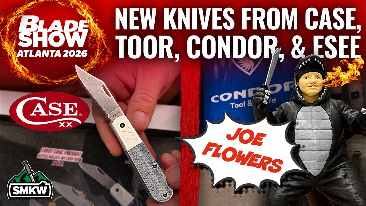 Новинки ножей на Blade Show Atlanta 2026: Case, Toor, Condor и ESEE
