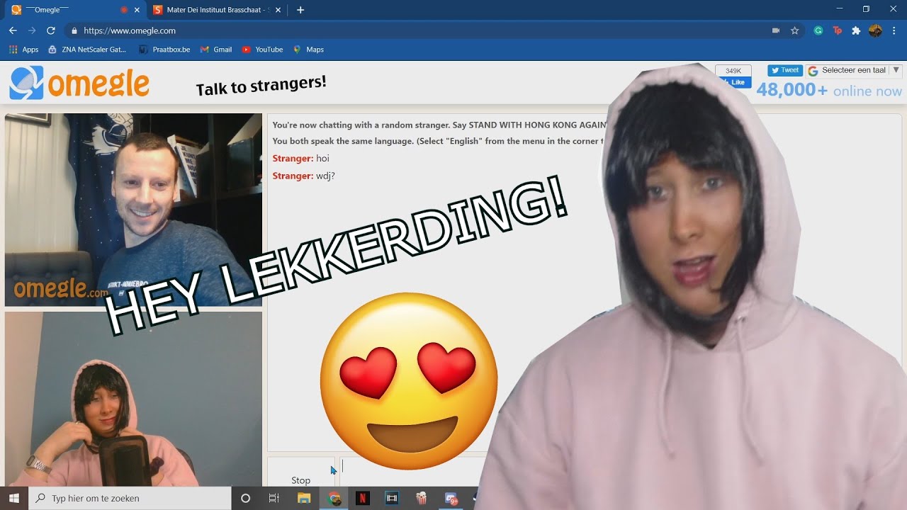ALS MEISJE OP OMEGLE?!?!