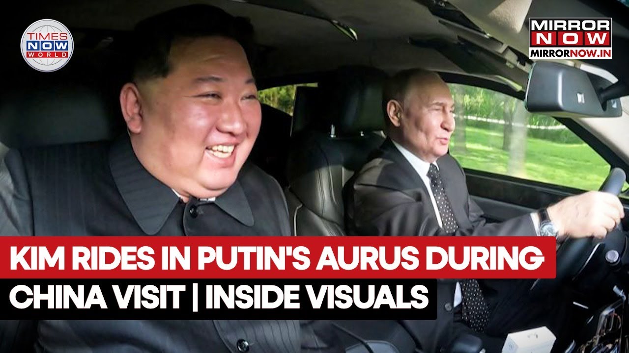 Kim Jong Un, Putin Enjoy Aurus Ride During Historic China Visit; Rare Moment On Cam; Inside Visuals