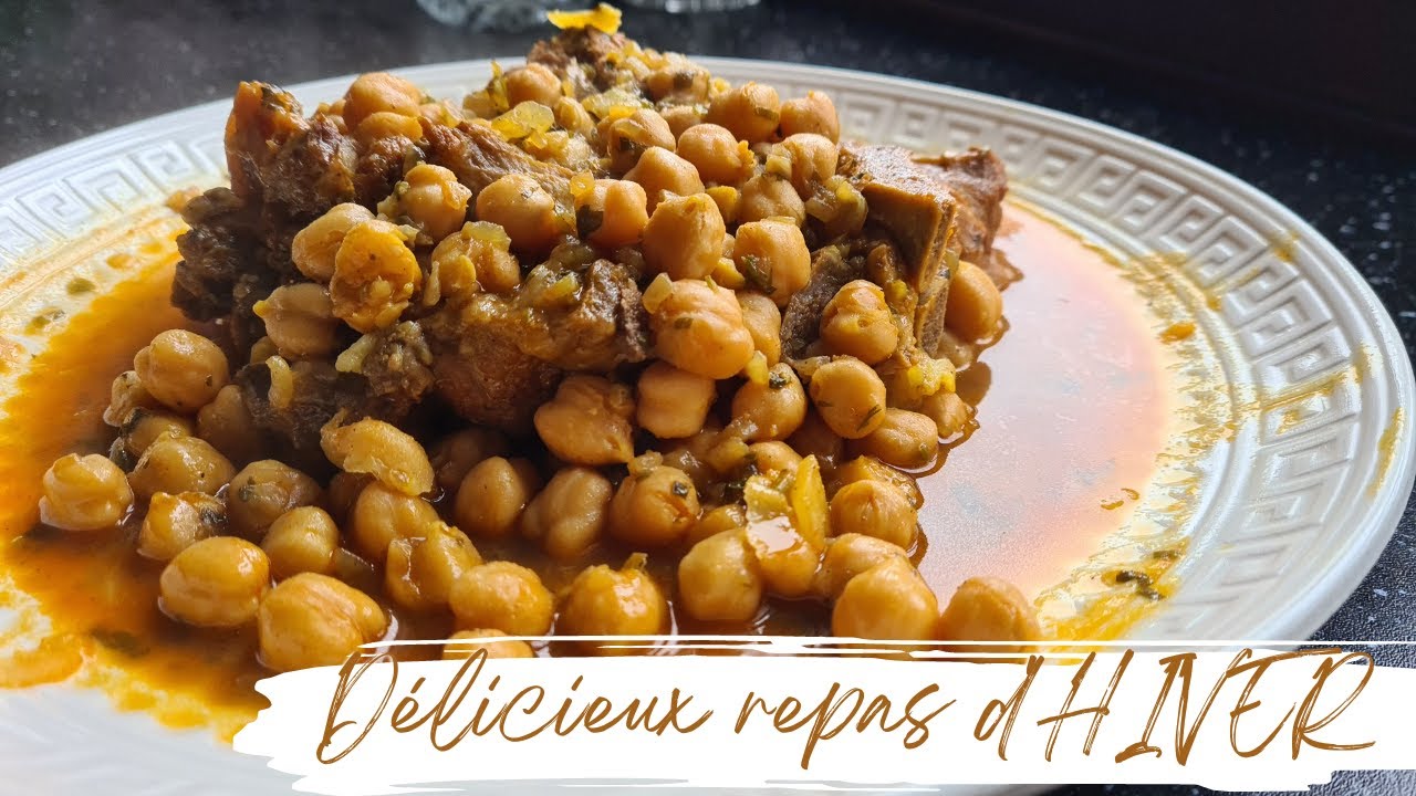 Recette d'un délicieux tajine de pois chiche