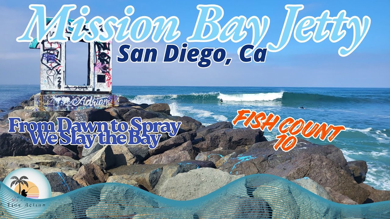 San Diego Jetty Fishing at Mission Bay | Rough Conditions, Variety of Fish & Two Strong Fighters