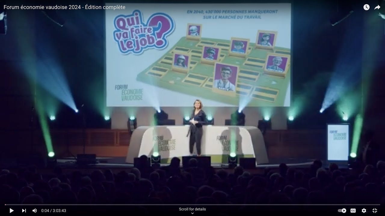 Forum économie vaudoise 2024 - Édition complète