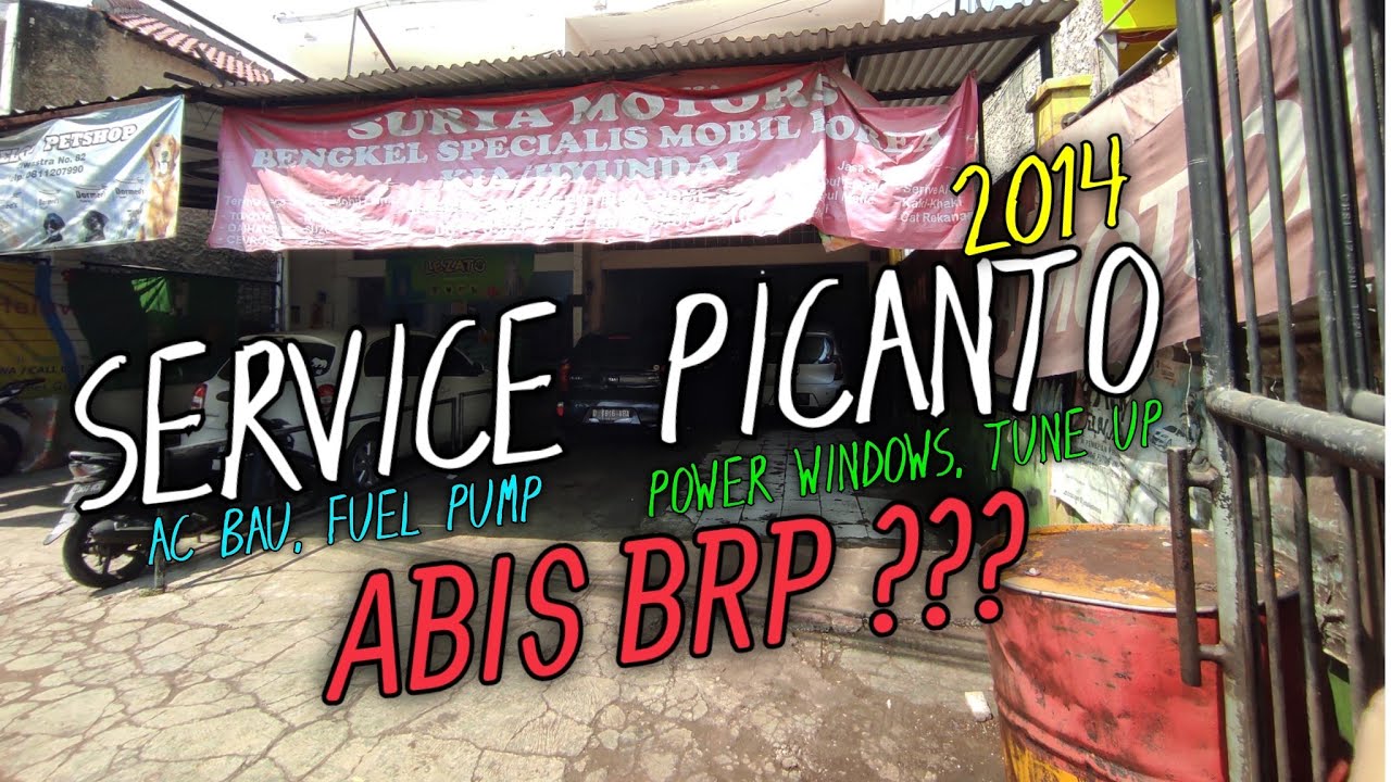 SERVICE PICANTO DI SURYA MOTOR BANDUNG #BENGKELPICANTO