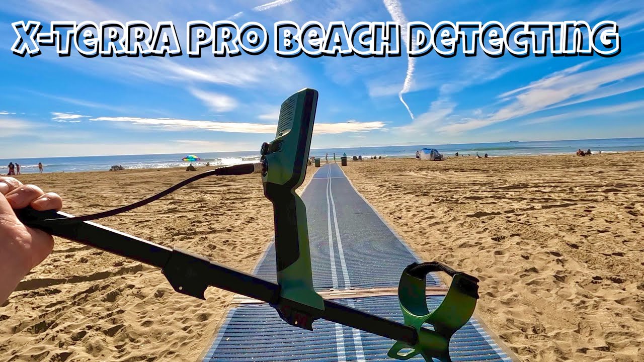 X-Terra Pro Beach Metal Detection #minelab