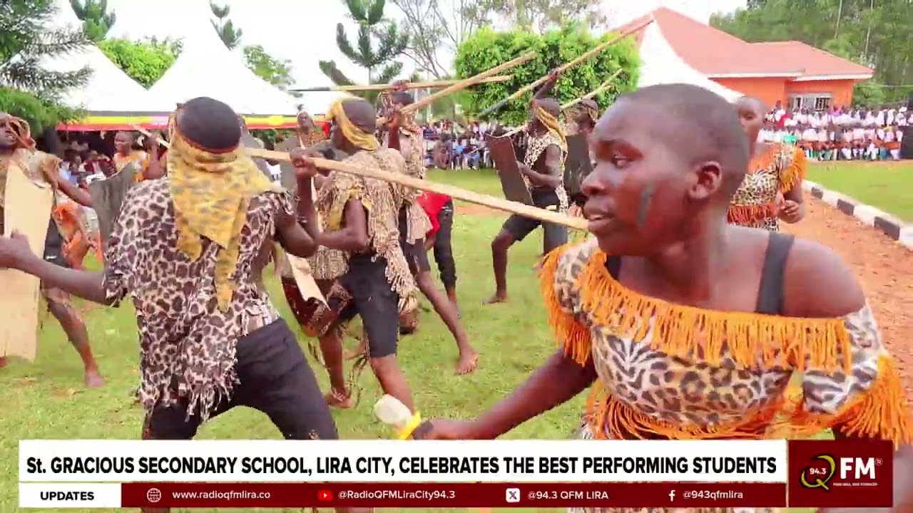 AMUKA, WAN OYABO DANG WAN OCEGO, LANGO CULTURAL DANCE CREW  AT St  GRACIOUS SECONDARY SCHOOL