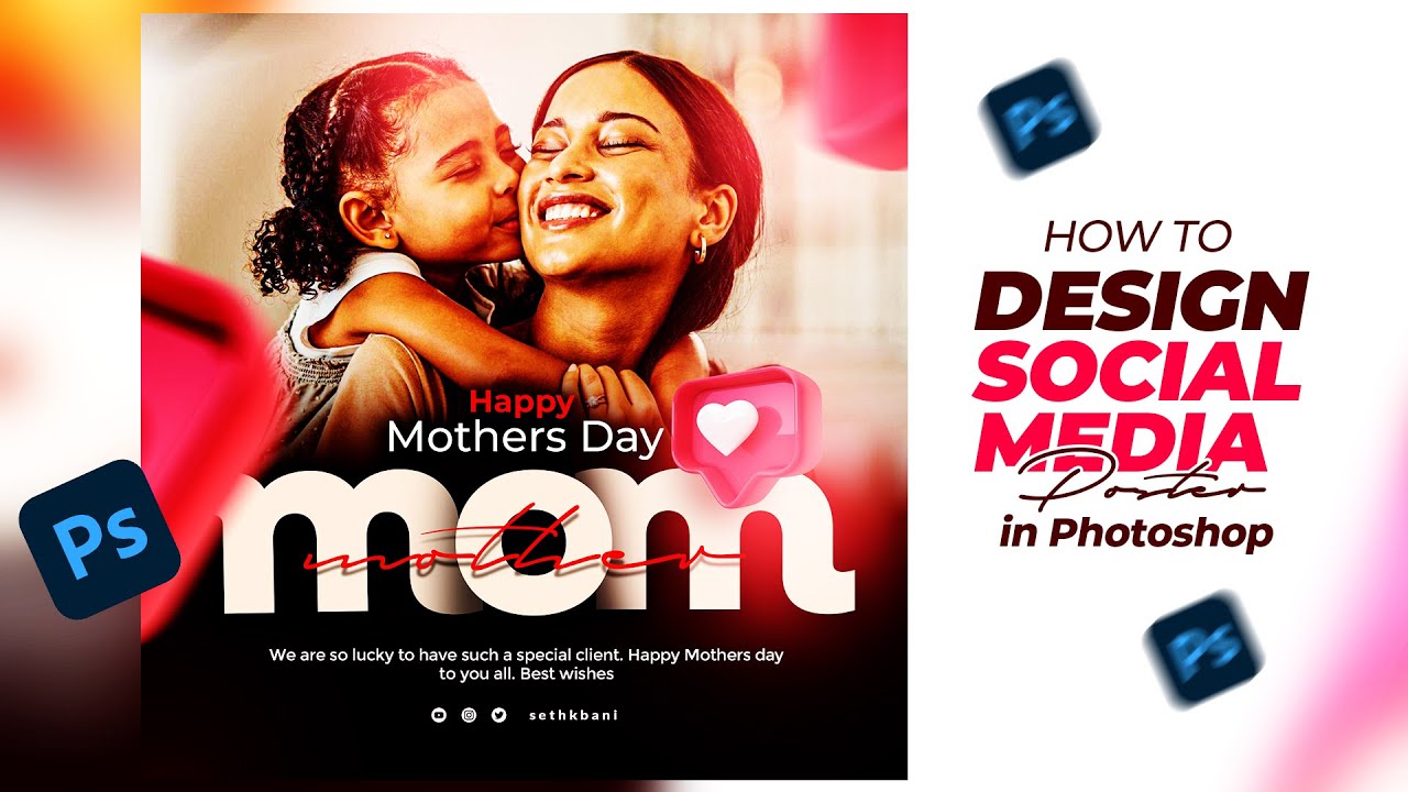 Celebration Mother's Day Flyer | Flyer Design in Photoshop