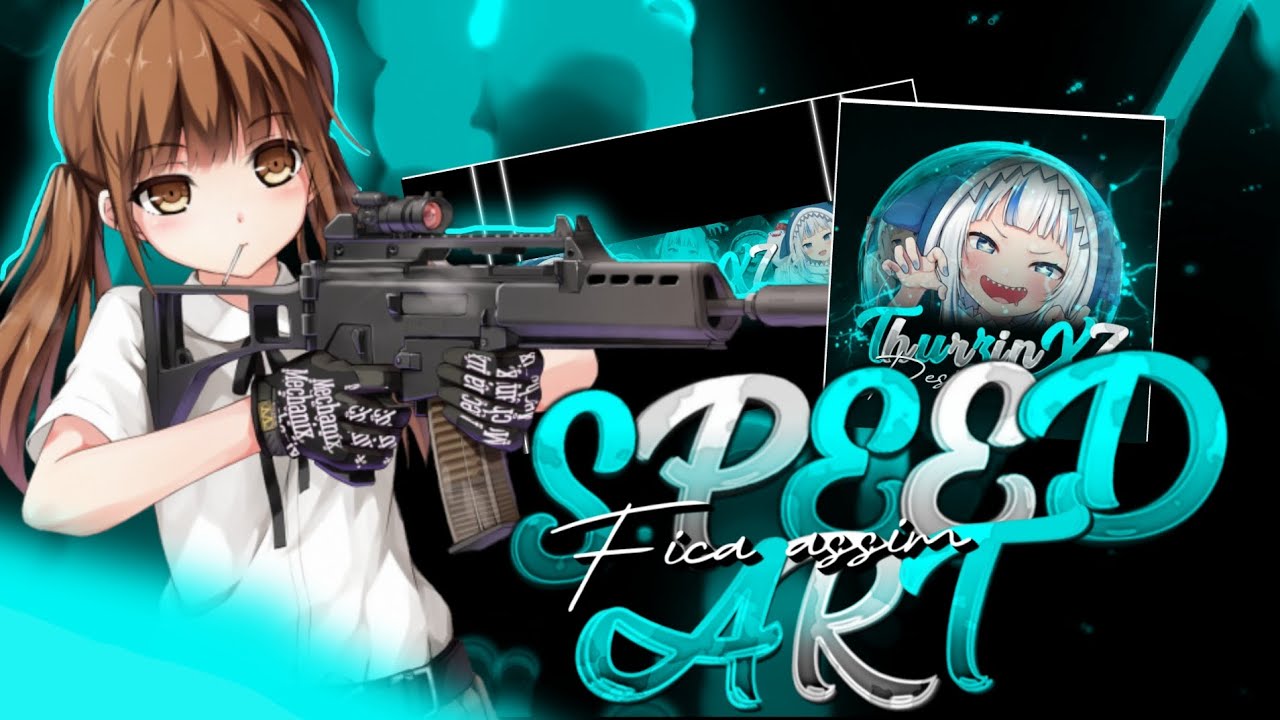 🎨 SPEED ART Faço Banner,Logo Link na descrição Fazendo para o meu Canal 