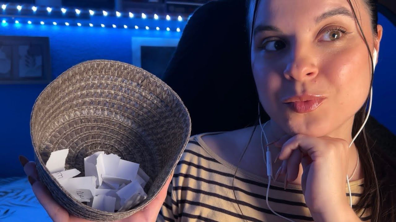 ASMR triggers al azar para dormir como si estuviéramos en directo 💤