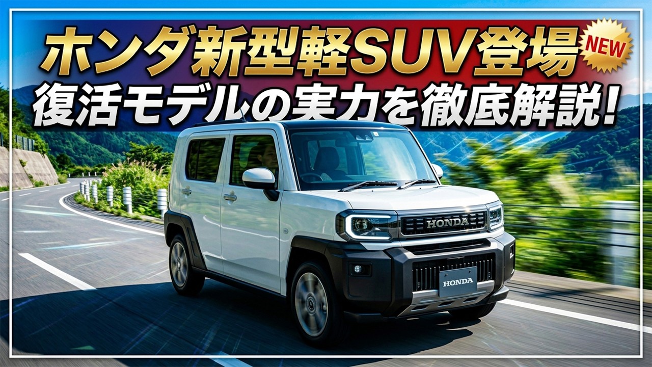 ホンダ新型軽SUV登場！復活モデルの実力を徹底解説！