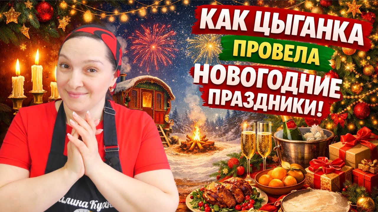 ВЛОГ. Как ЦЫГАНКА провела НОВОГОДНИЕ ПРАЗНИКИ. Галина Кухня.
