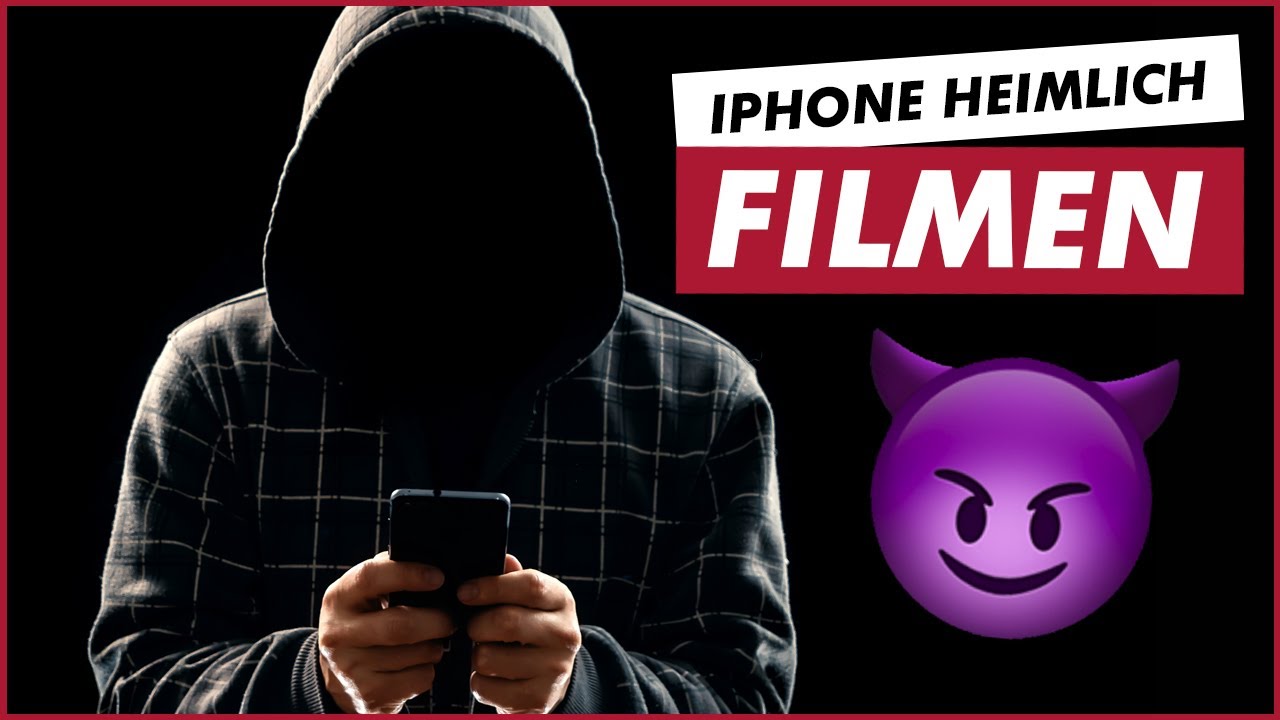 Iphone heimlich filmen mit schwarzem Bildschirm 🕵