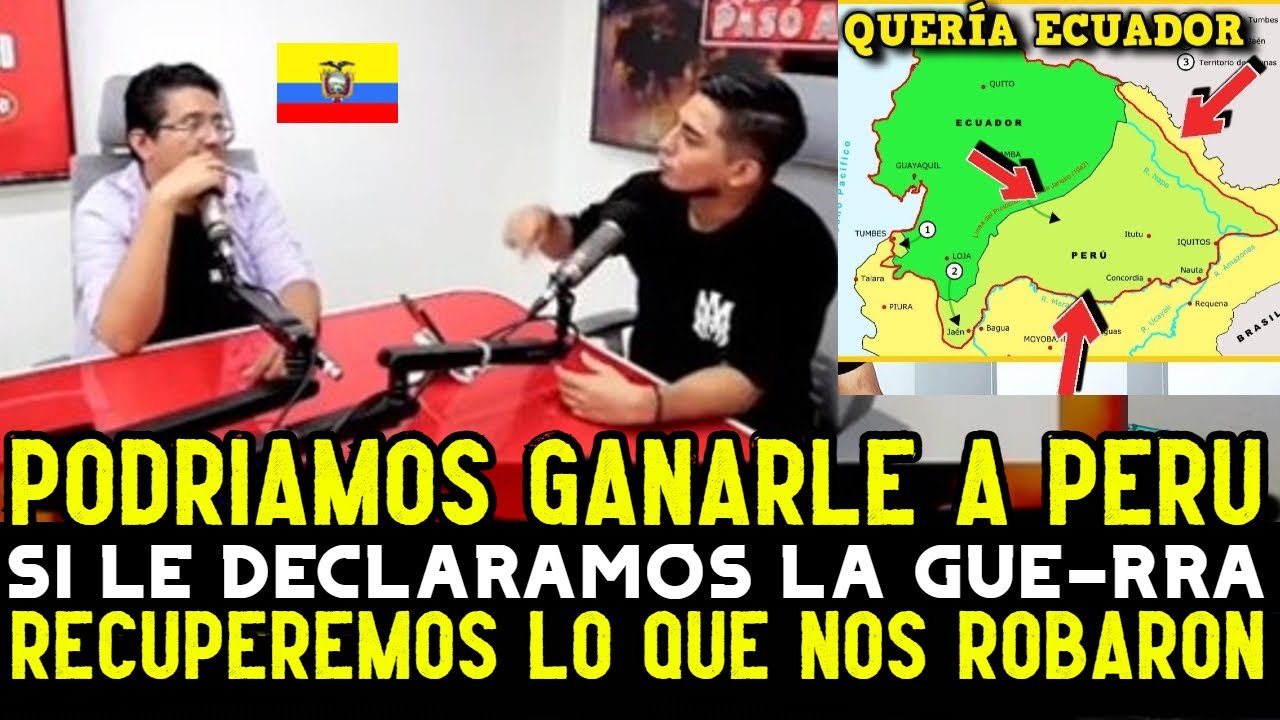 ECUATORIANOS DISCUTEN LA POSIBILIDADES QUE TIENE ECUADOR PARA GANARLE UNA GUERA A PERU