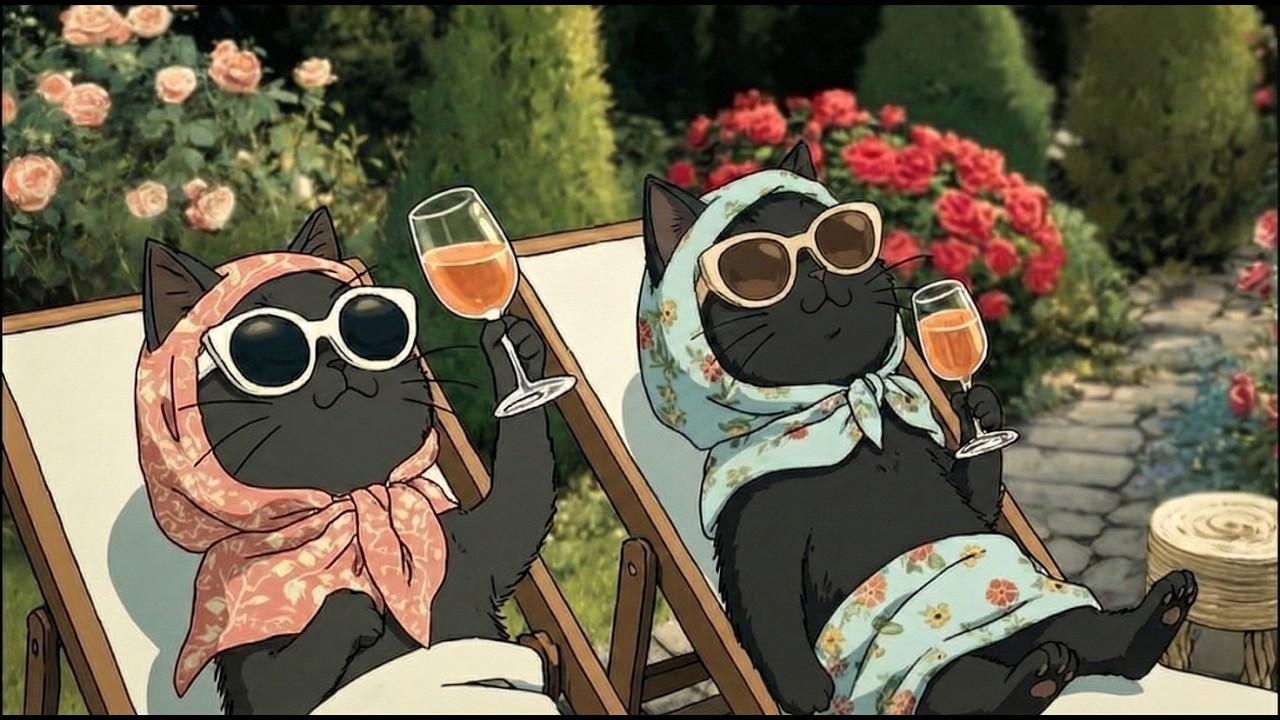 Relaxing Cat Jazz for Cozy Spring Days