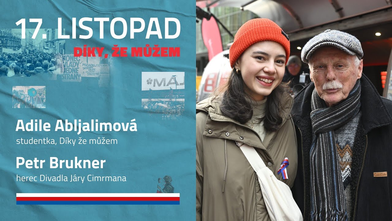 17. listopad - D&iacute;ky že můžem: Adile Abljalimov&aacute; a Petr Brukner