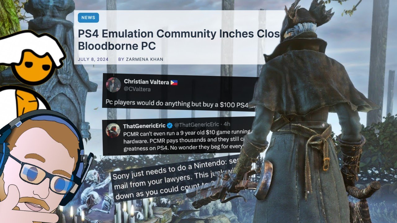 “Sue Them, Sony!!” - Emulated Bloodborne Causes PlayStation Fanboys to Melt Down