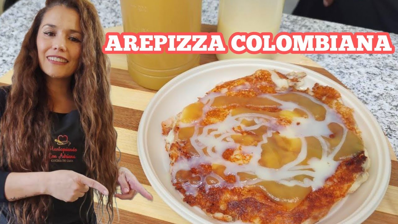 Cómo hacer AREPIZZA 🍕COLOMBIANA 🇨🇴 RECETA PARA EMPRENDEDORES