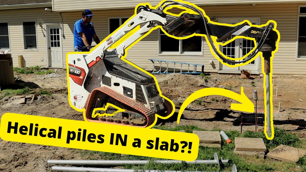 Helical Piles And A Balcony Deck! INSANE Backyard Pt 2