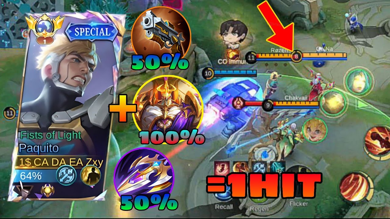 PAQUITO THE BEST BUILD ITEMS COBO WITH JOHN SO FULL DAMAGE 💥🔥