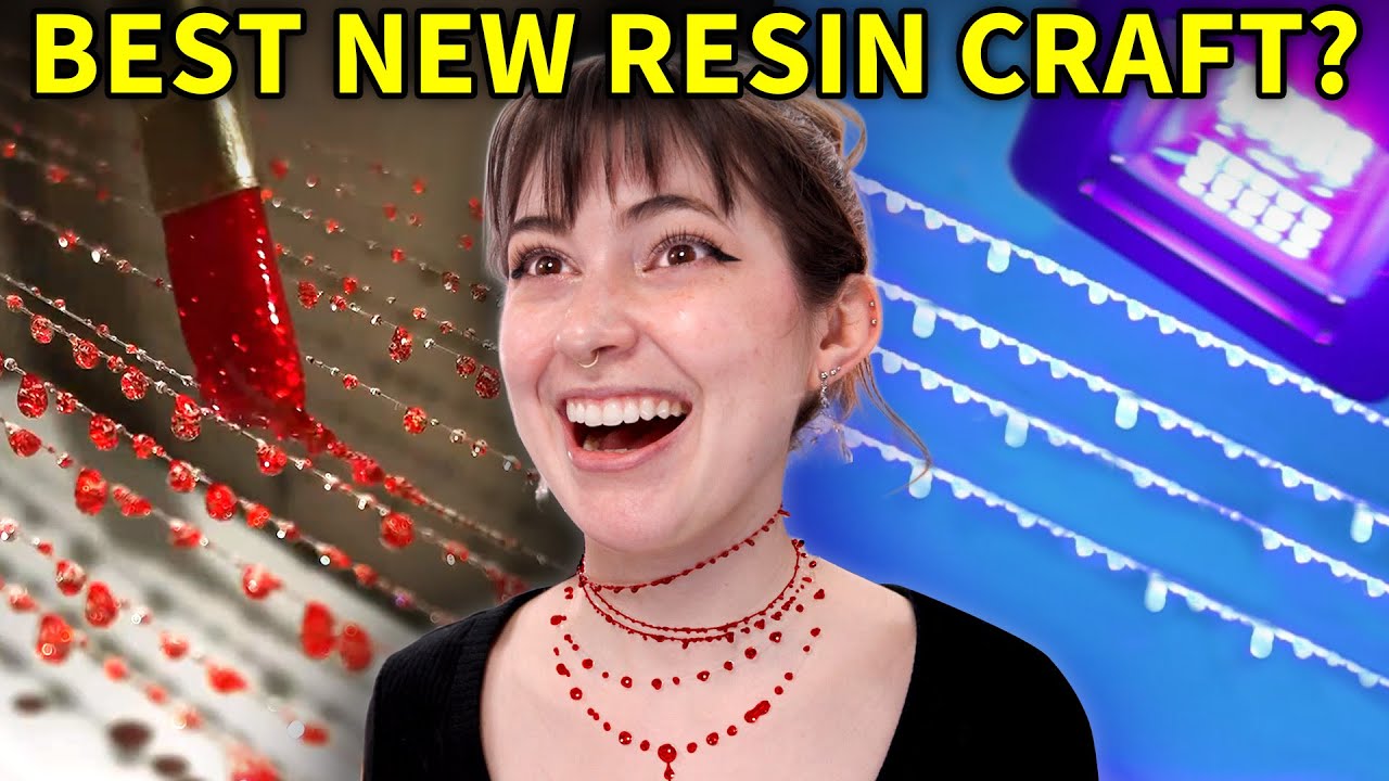 DIY Viral Resin Jewelry (Looks Like Water Drops)