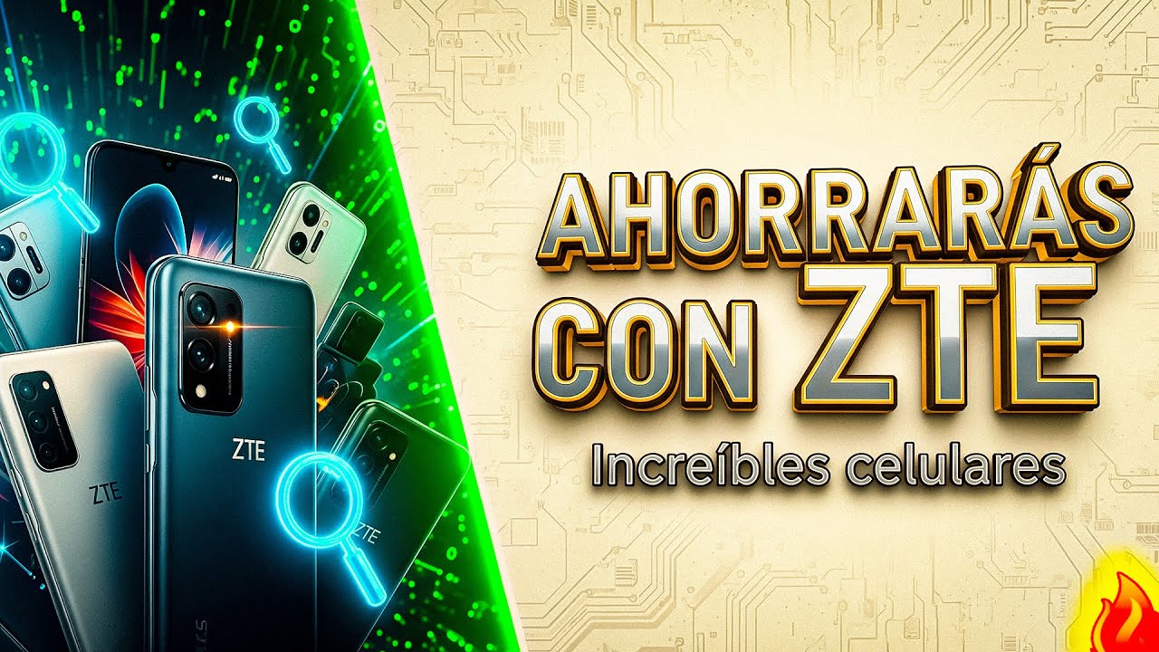 Los 5 MEJORES CELULARES ZTE que PUEDES COMPRAR en la Gama Media 🔥