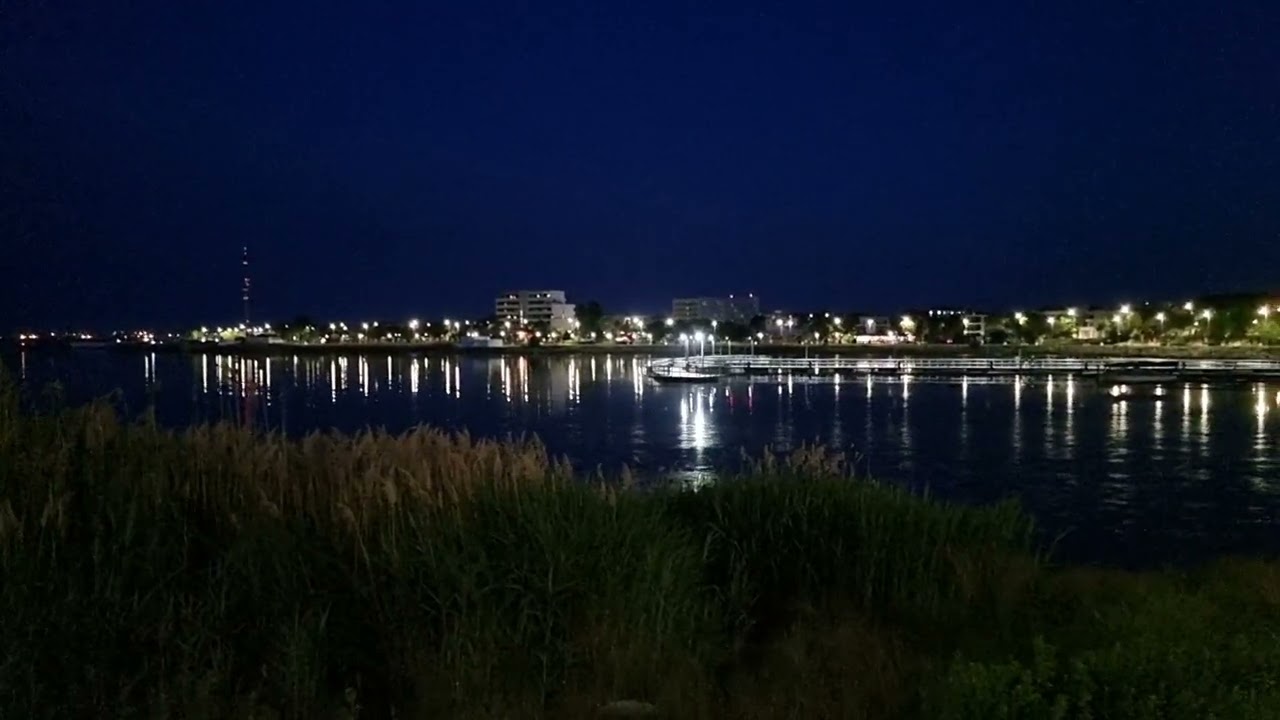 noapte peste lacul Techirghiol 19 mai 2022
