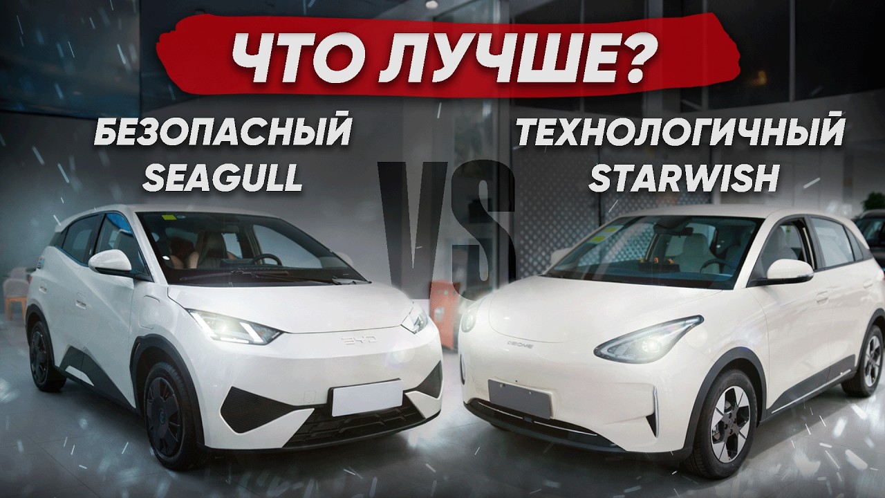 СРАВНИВАЕМ НАРОДНЫЕ ЭЛЕКТРИЧКИ КИТАЯ: Geely Star wish и BYD Seagull
