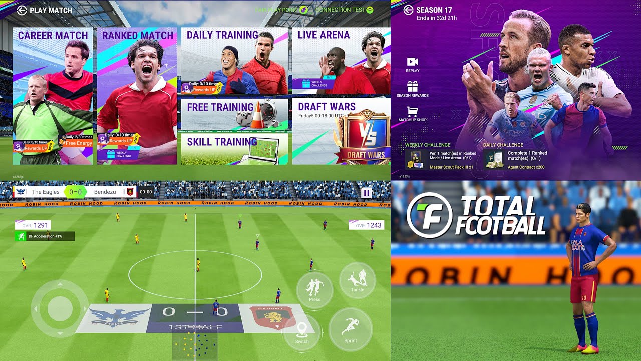 OFICIAL! TOTAL FOOTBALL 2025 ANDROID NUEVAS NOVEDADES, EVENTOS, ESTADIOS REALISTAS Y GRAFICOS HD