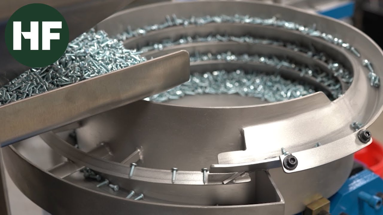 Vibratory Feeder Bowl for Orienting Metal Screws