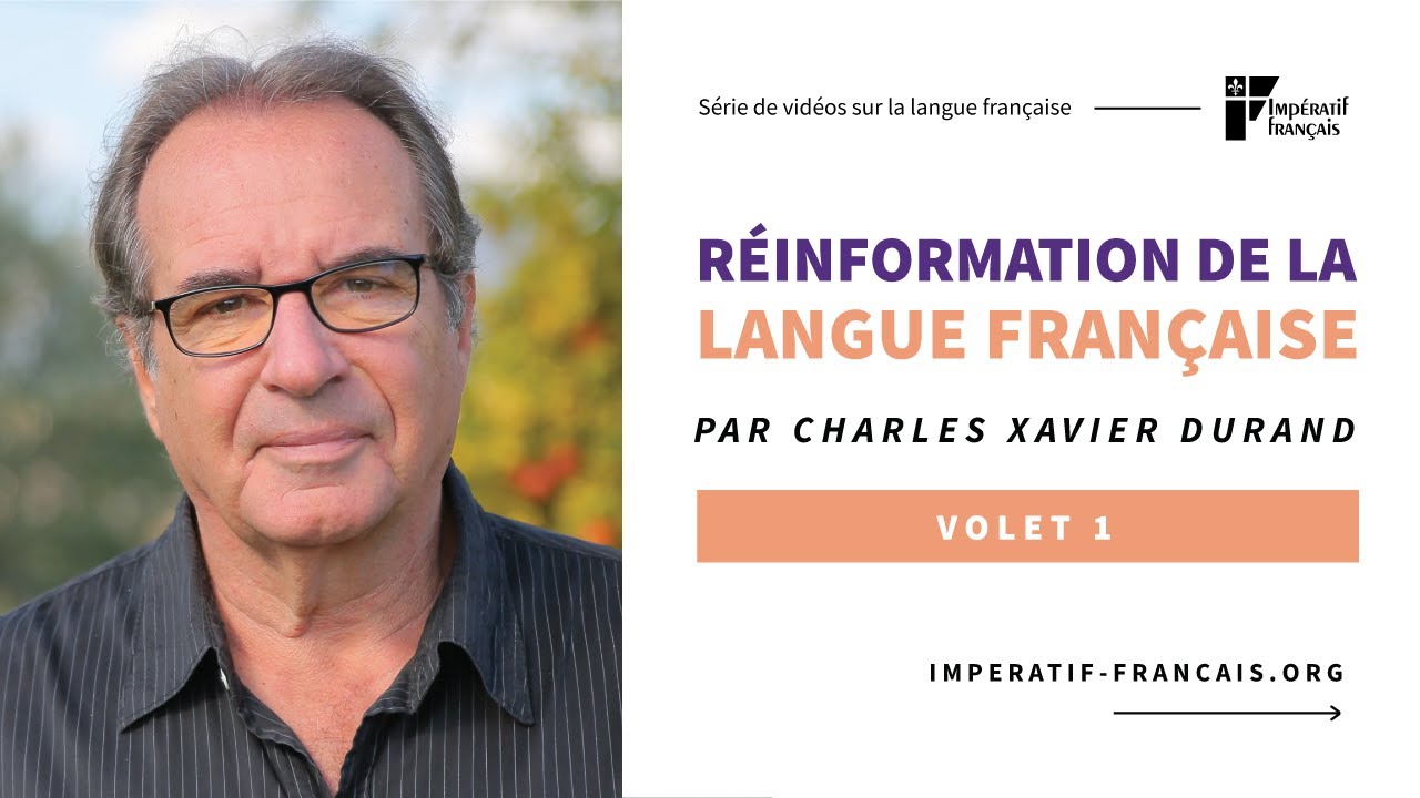 R&eacute;information de la langue fran&ccedil;aise - Volet 1