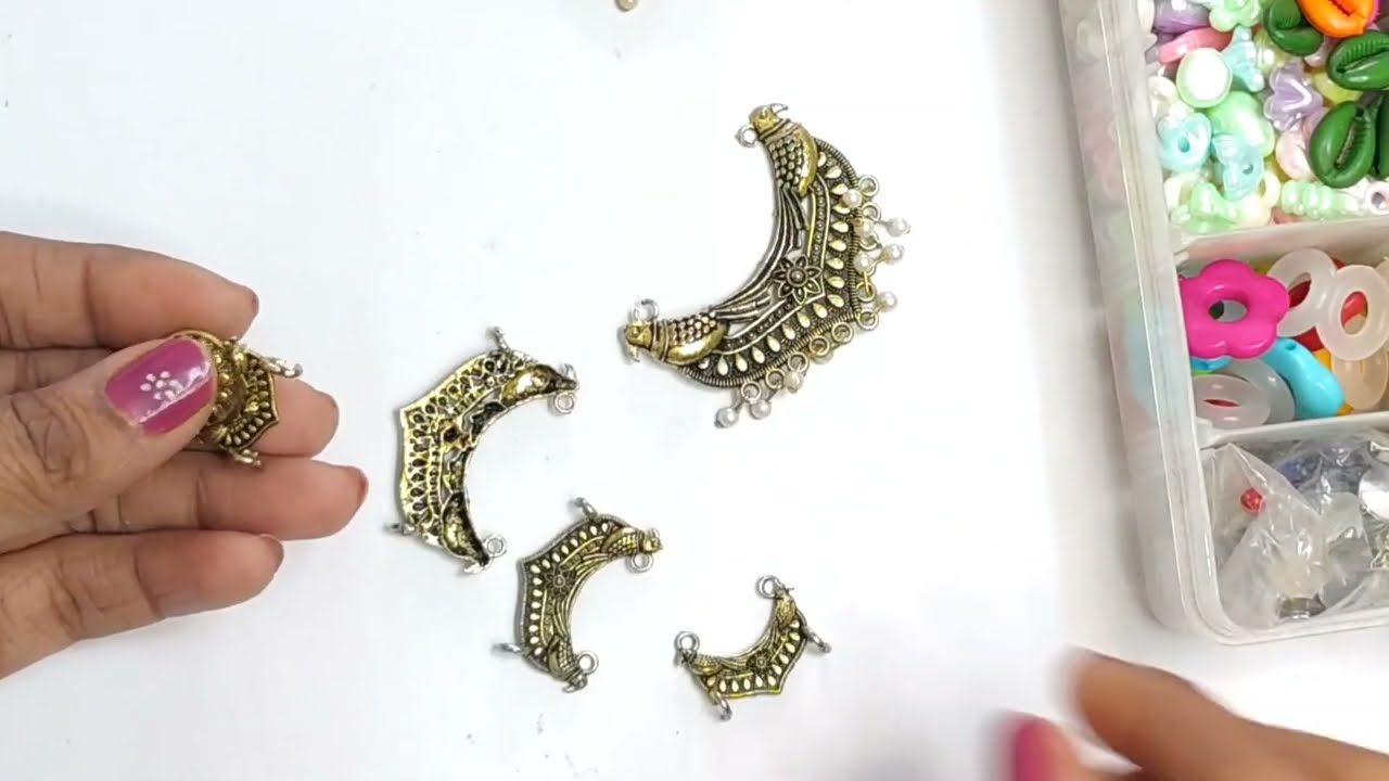 2 Types of Beautiful Handmade Earrings | Easy DIY Earrings Making | Rinky Handmade
