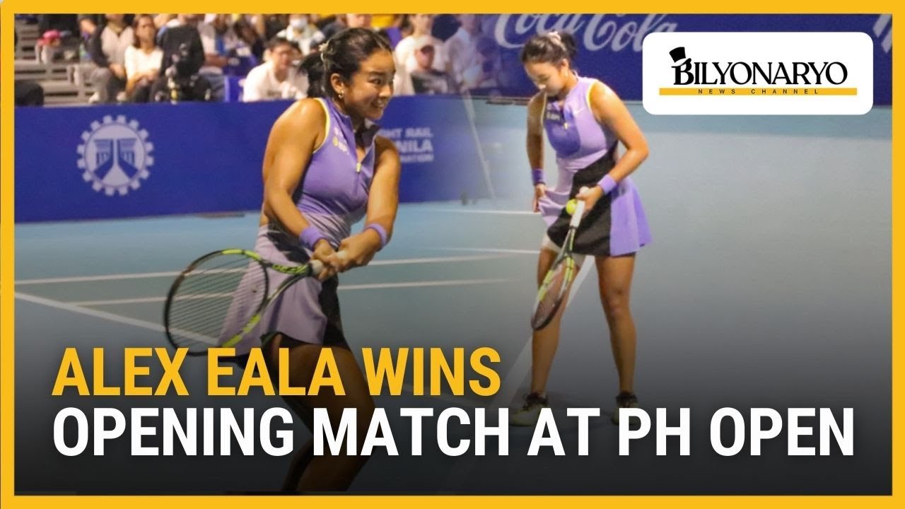 Алекс Эала начала выступление на Открытом чемпионате Филиппин среди женщин с победы над Алиной Ча...