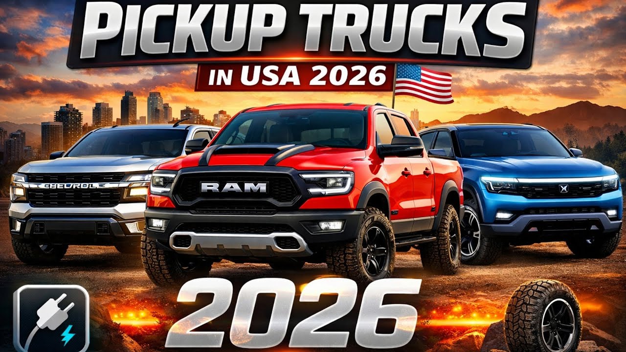 Upcoming latest Pickup trucks of 2026