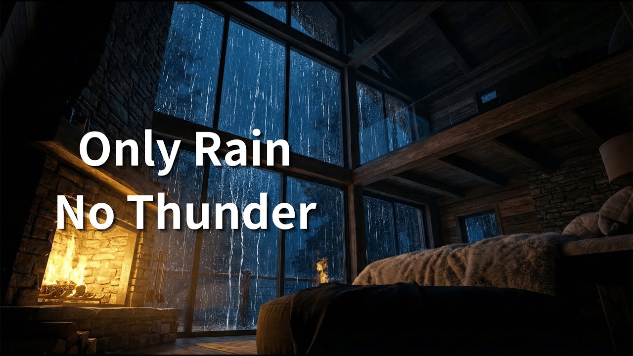 Soft Rain Sounds for Deep Sleep 🌧 Cozy Night Rain (No Thunder)