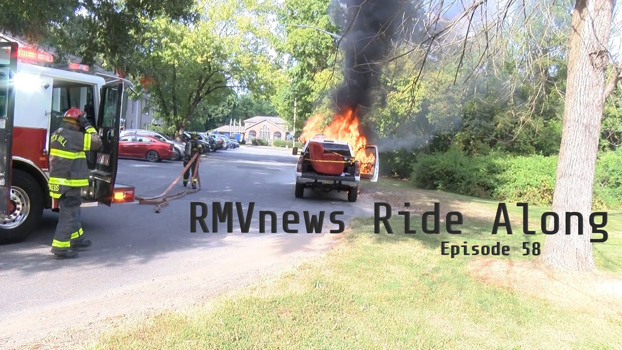 Pre Arrival Vehicle Fire | Single Vehicle Crash on Interstate 77 | RMVnews Ride Along Episode 58