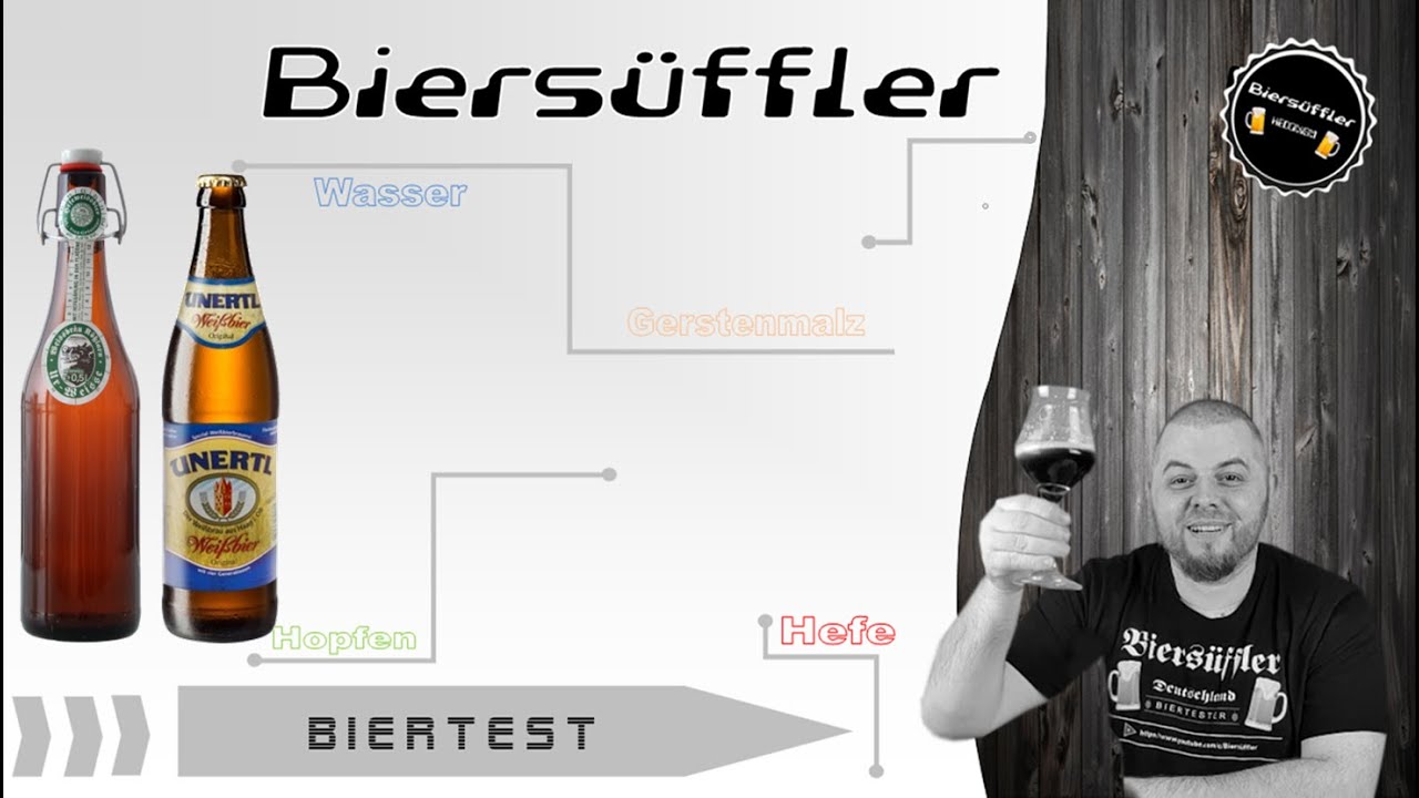 Biers&uuml;ffler - Direktvergleich K&ouml;&szlig;larn Ur Weisse vs. Unertl Weissbier Original