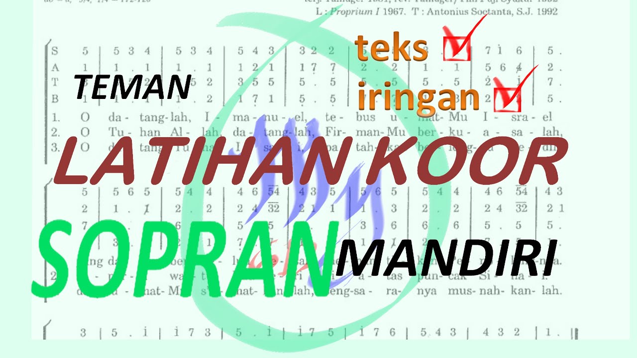 PS 601 KASIHANILAH UMATMU, TUHAN (sebagai teman latihan koor)