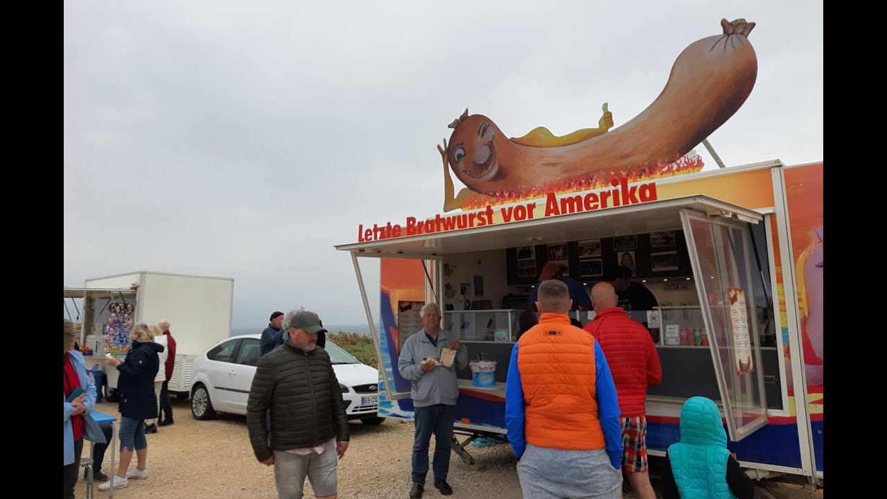 Frühlingsreise nach Lissabon und an die Algarve, Episode Letzte Bratwurst vor Amerika, Küste