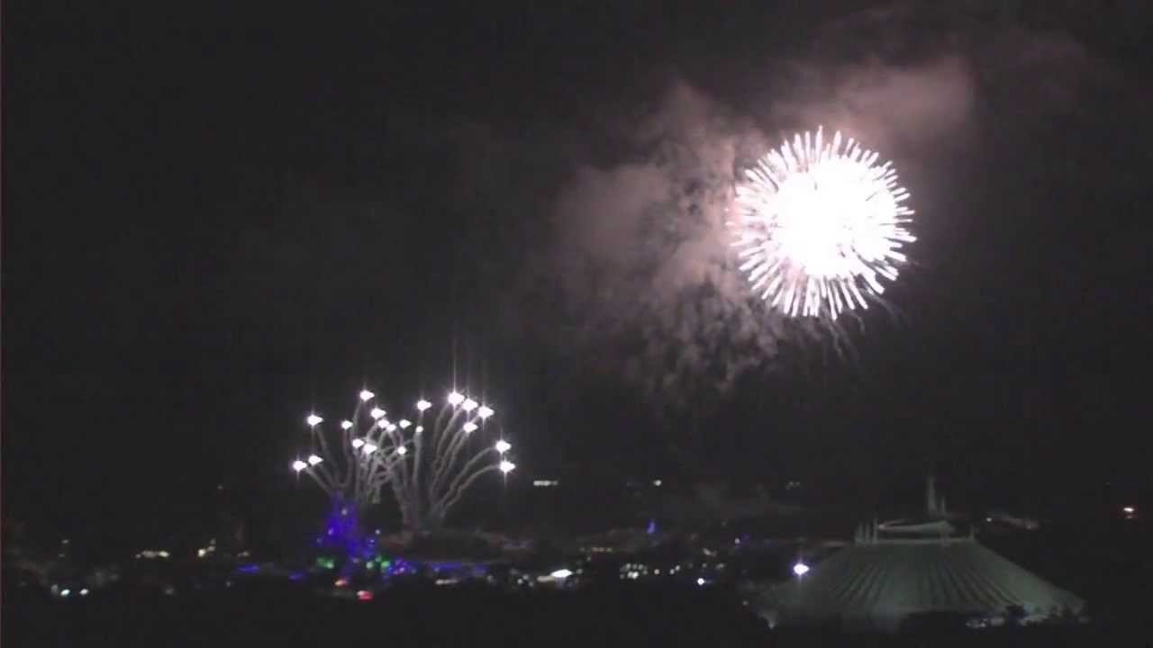 Wishes Fireworks Show from 14th Floor Observation Deck at the Contemporary Resort