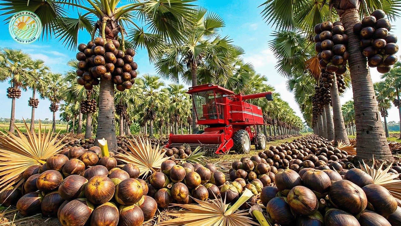 How Indian Farmers Harvest Millions of Palmyra Palms | Inside Toddy & Jaggery Production