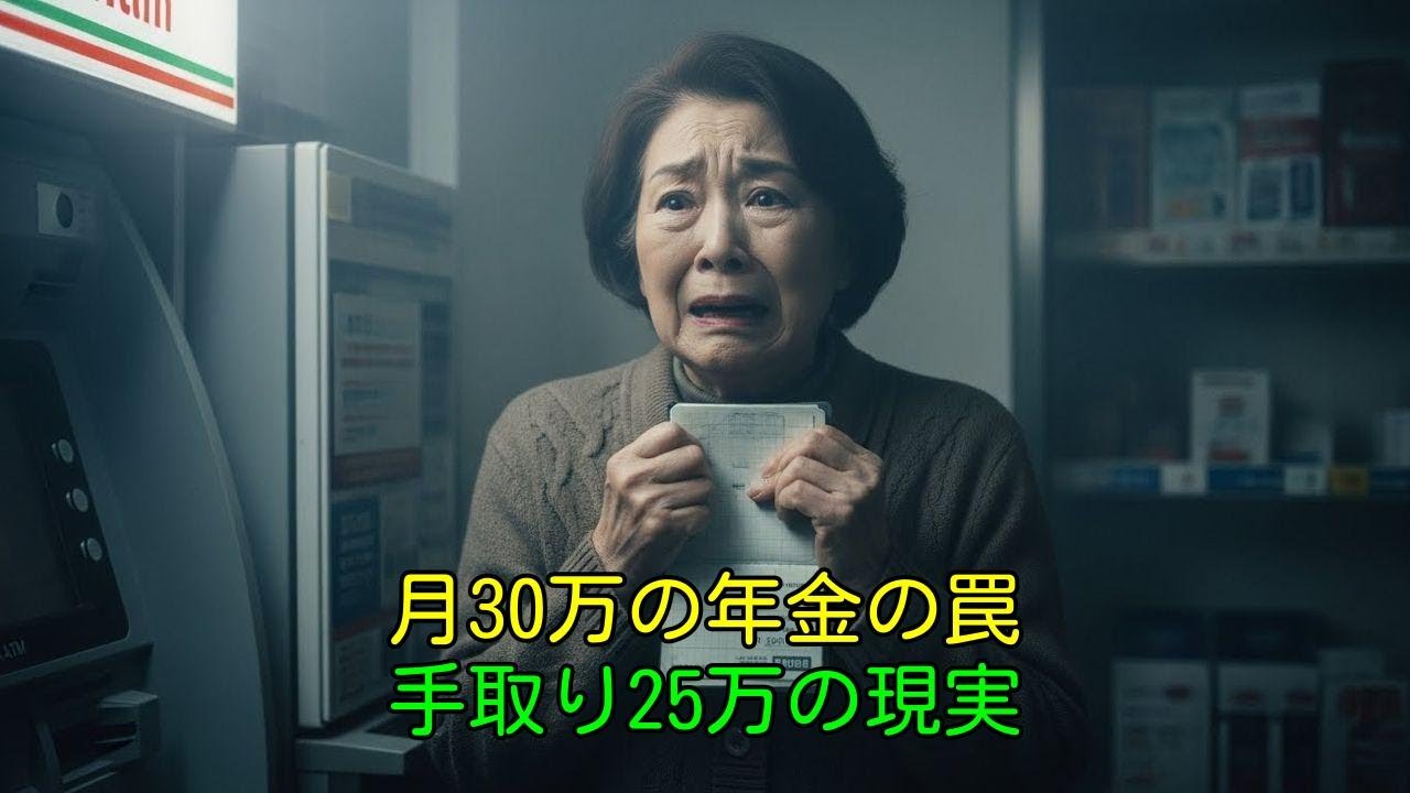 「月30万の年金」の罠。天引き後の現実に絶句した67歳妻の末路