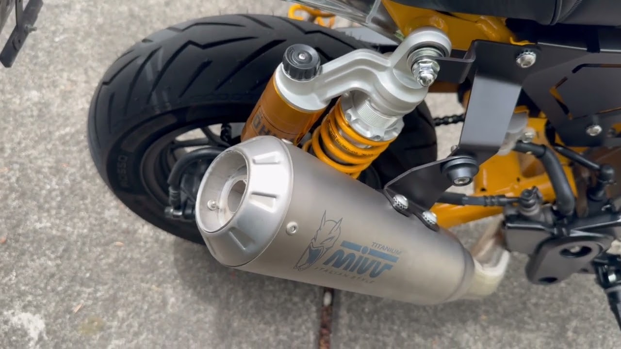 2024 Honda Monkey Mivv Exhaust (With cat and db-killer)